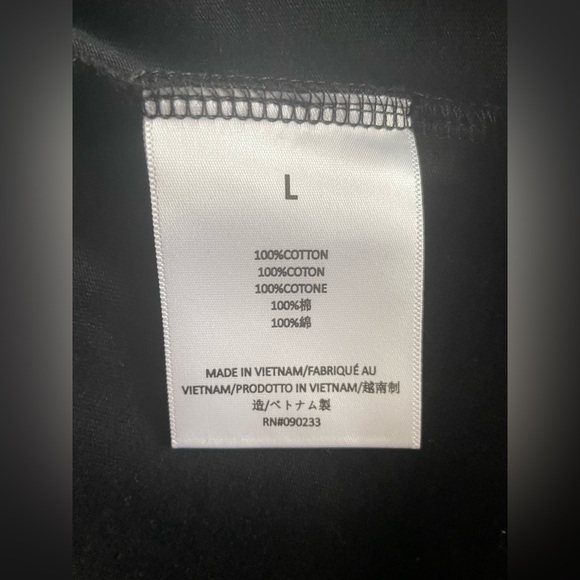 NEW Essential Fear Of God Men Black Thick Shirt Size Large - Picture 12 of 14